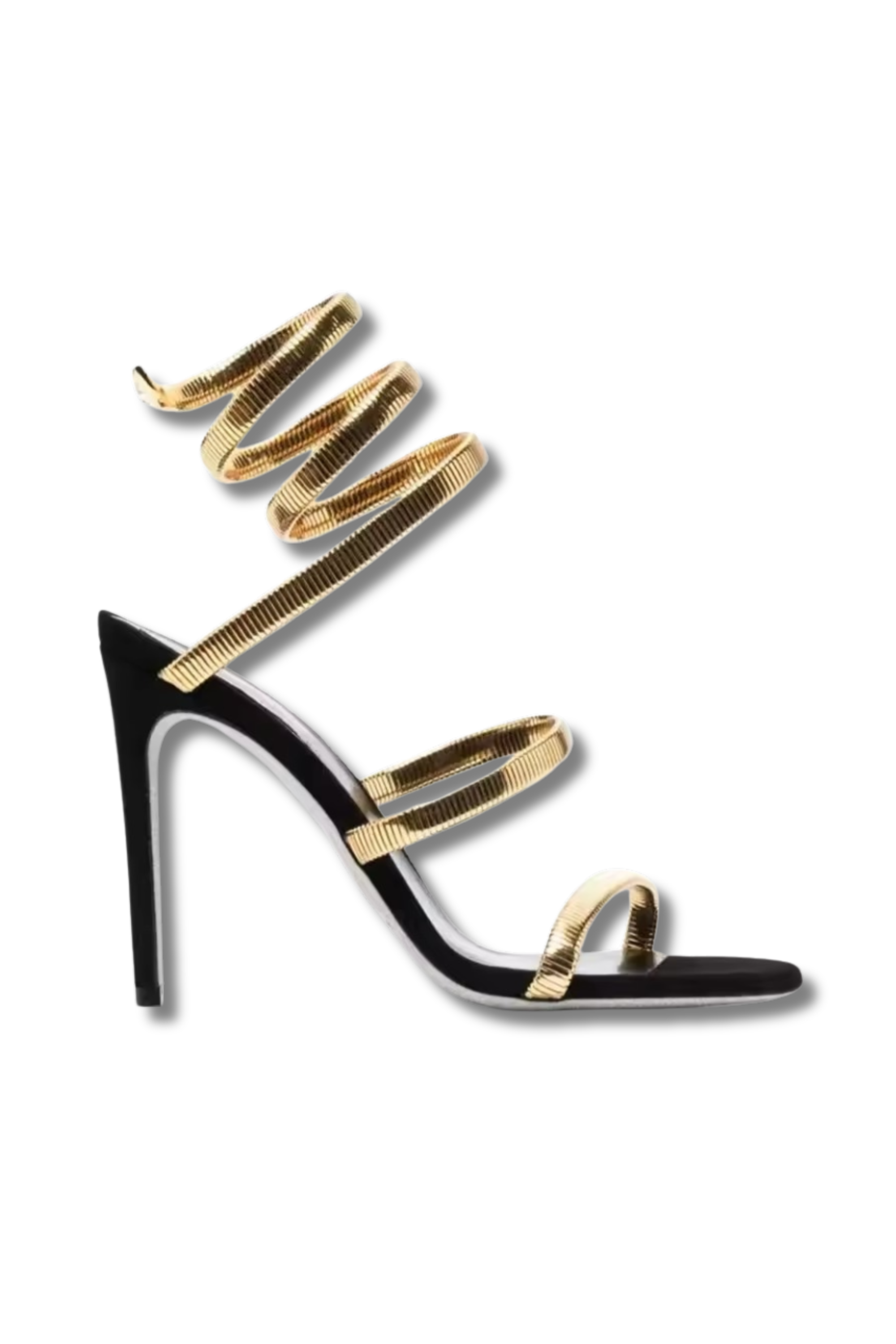 SNAKE HEEL - High heel sandal with snake straps